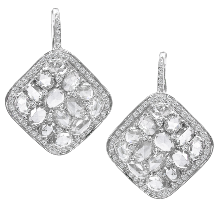 WHITE DIAMOND ROSE CUT TOPS